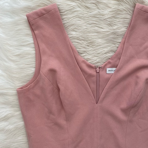 Dress The Population Sandra Blush Sleeveless Gown Dress - Picture 6 of 15